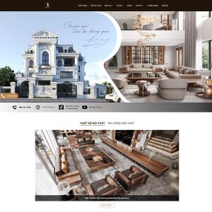 thiết kế website nội thất