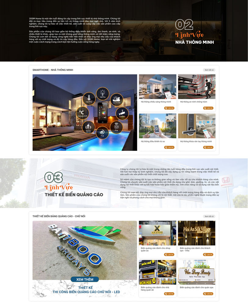 thiết kế website