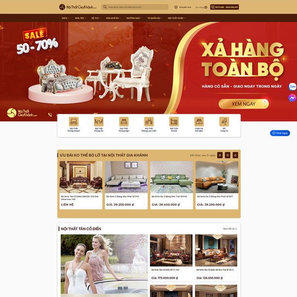 website lĩnh vực nội thất